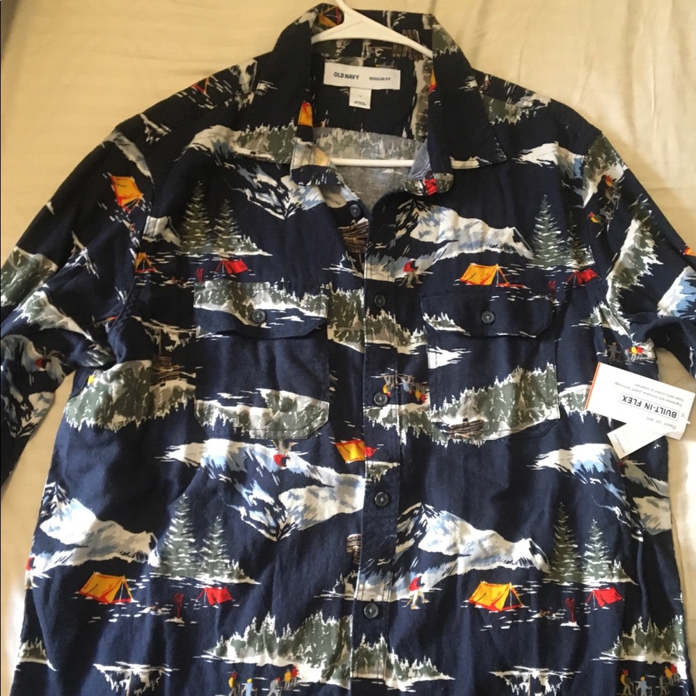 Old Navy Wilderness collared flannel long sleeve.